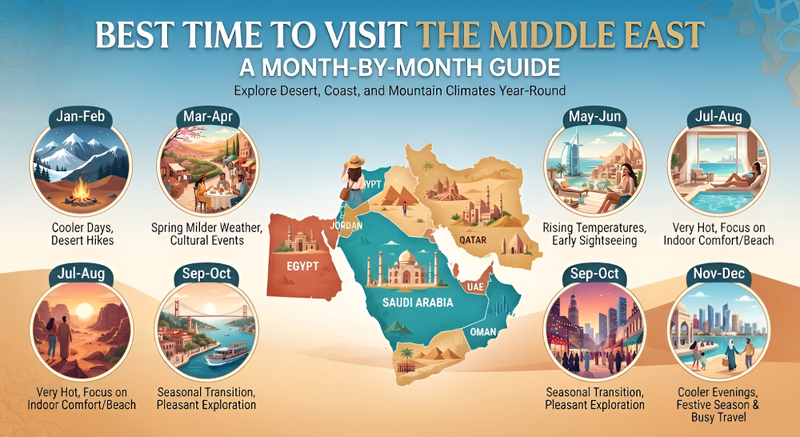 Best Time to Visit the Middle East: A Month-by-Month Guide